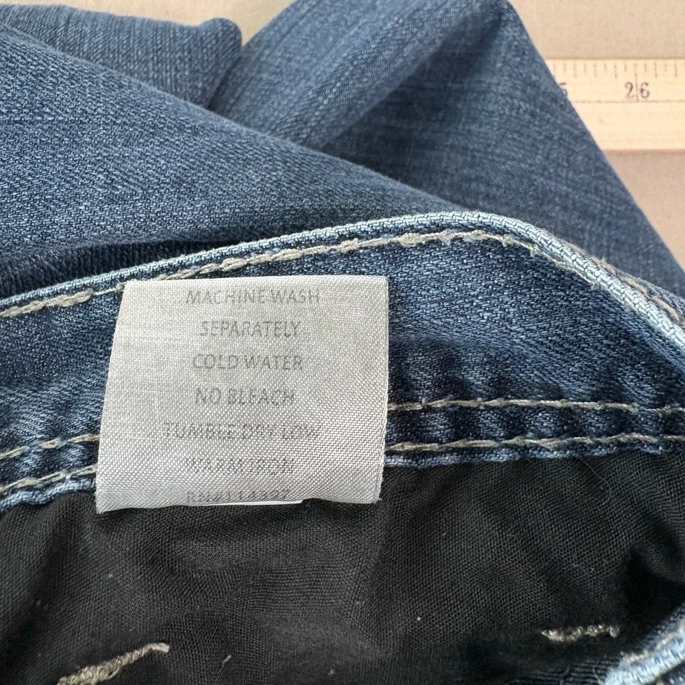 Axel Treadwell Jeans Mens Size 34X34 Blue Denim Dark Wash Relaxed Straight Leg